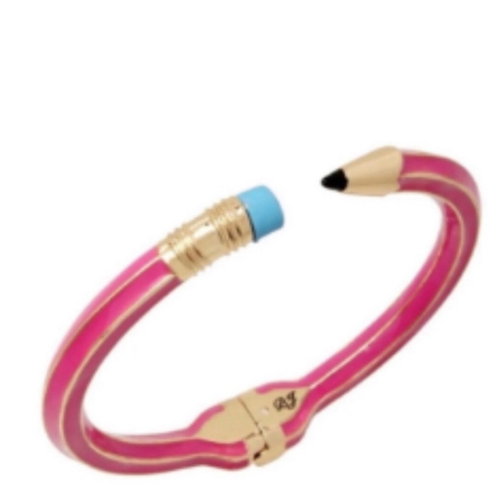 Betsey Johnson Pink Pencil Bangle Bracelet